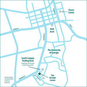 athens bridal show map