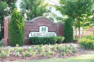Laurel Landing sign