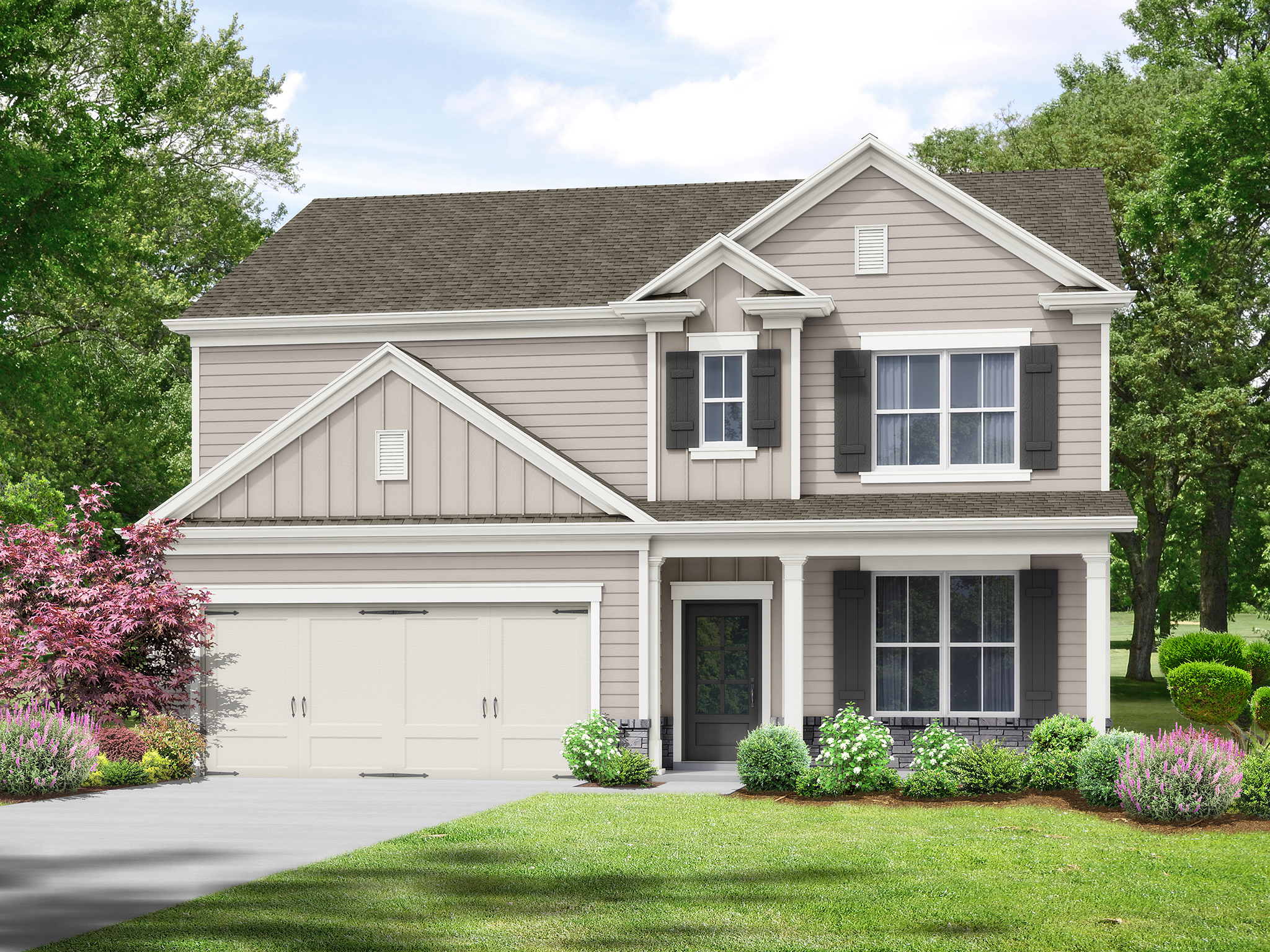 Elevation B at Robins Estates 