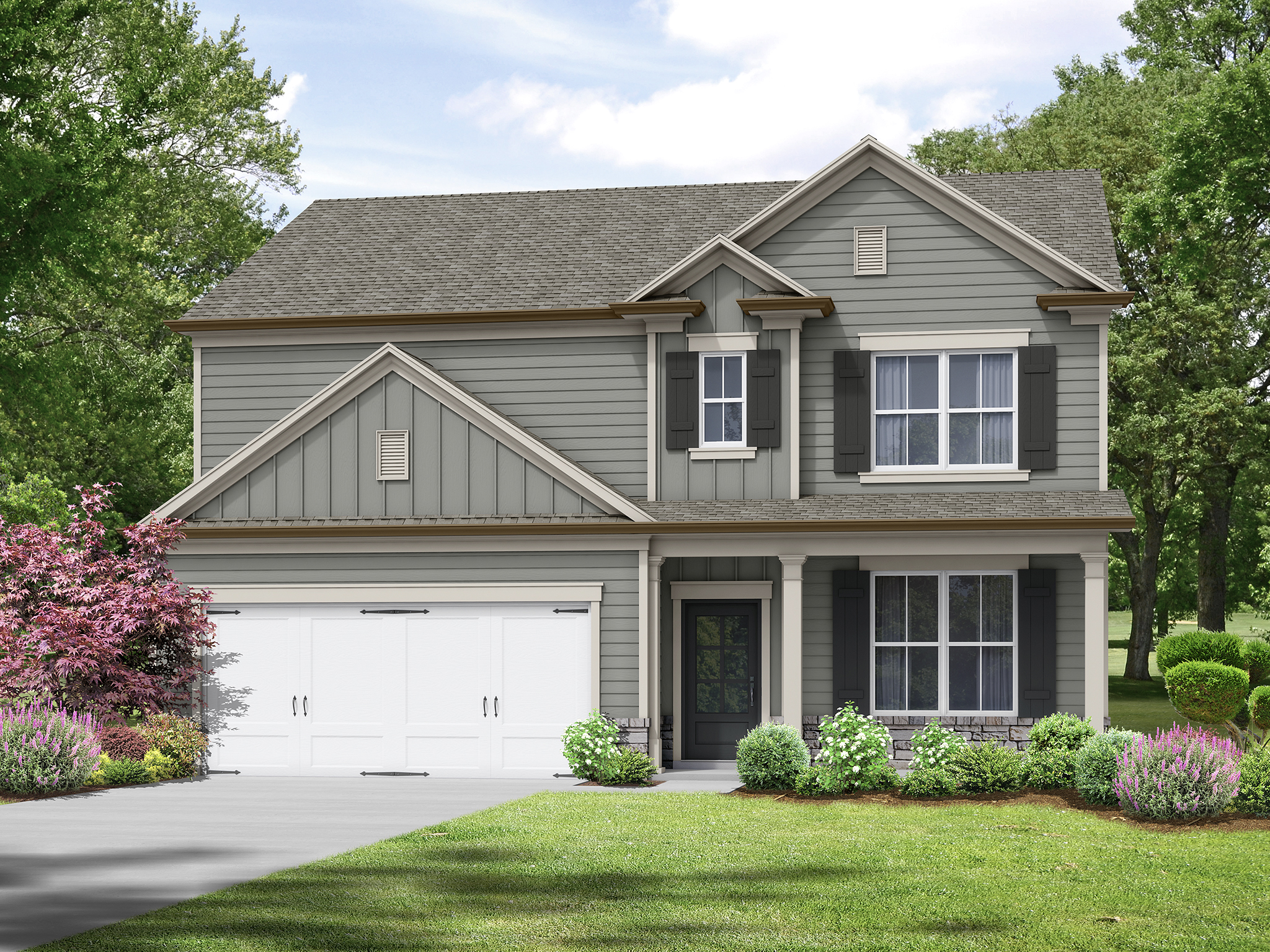 Elevation B at Ellington Farms