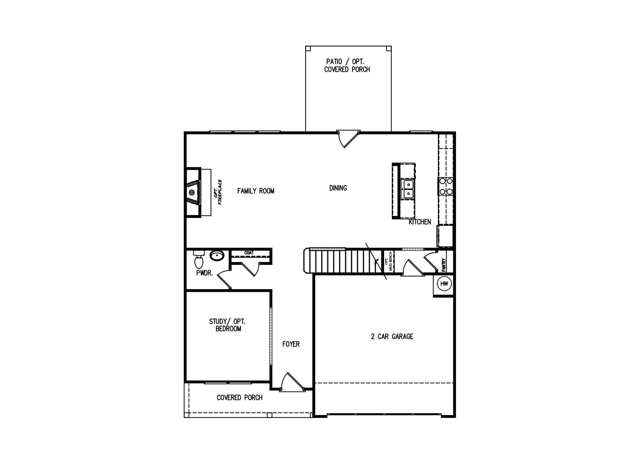 First Floor at Ellington Farms