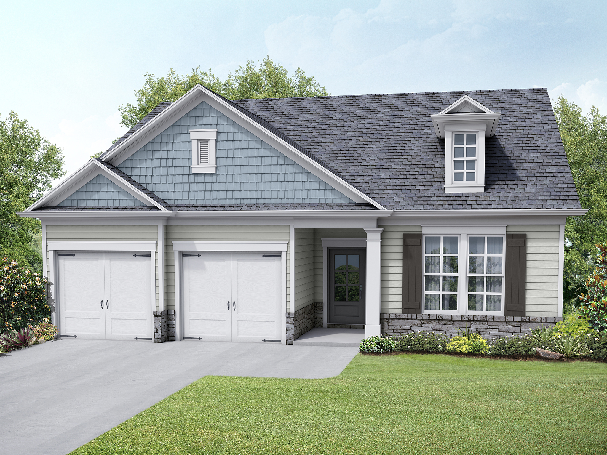 Elevation B at Langston Place