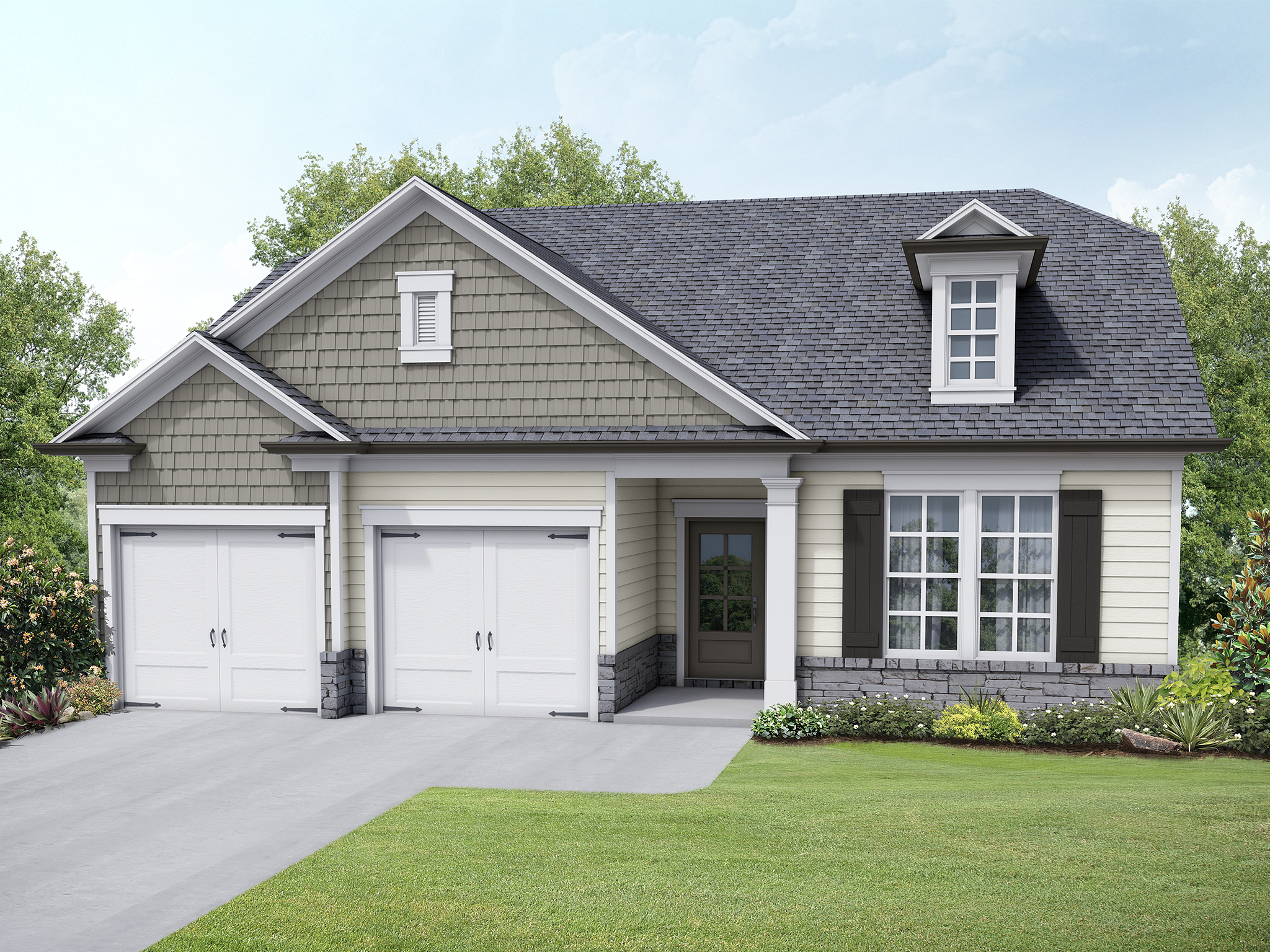 Elevation C at Langston Place