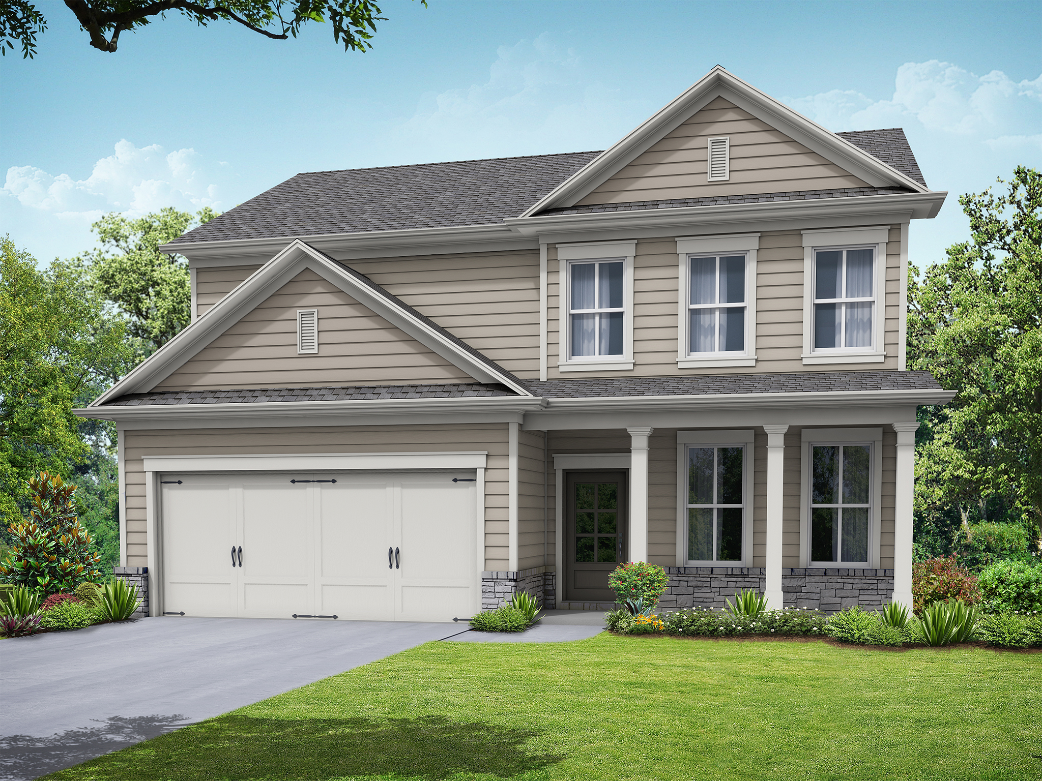 Elevation A at Old Stone Crossing