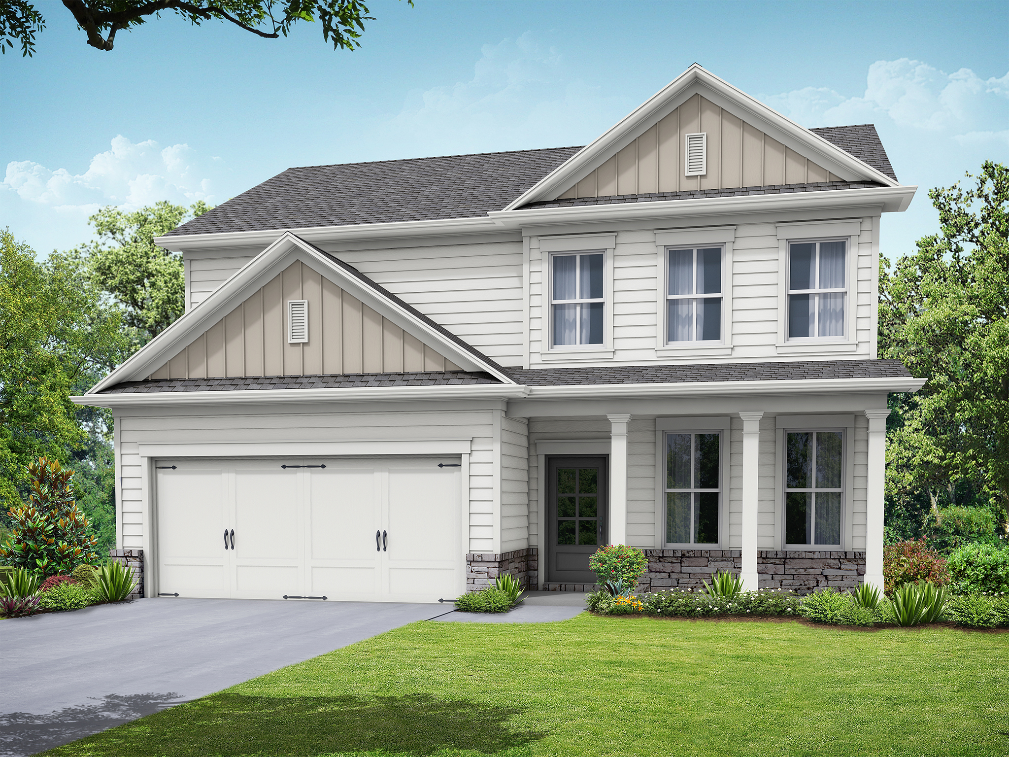 Elevation B at Old Stone Crossing