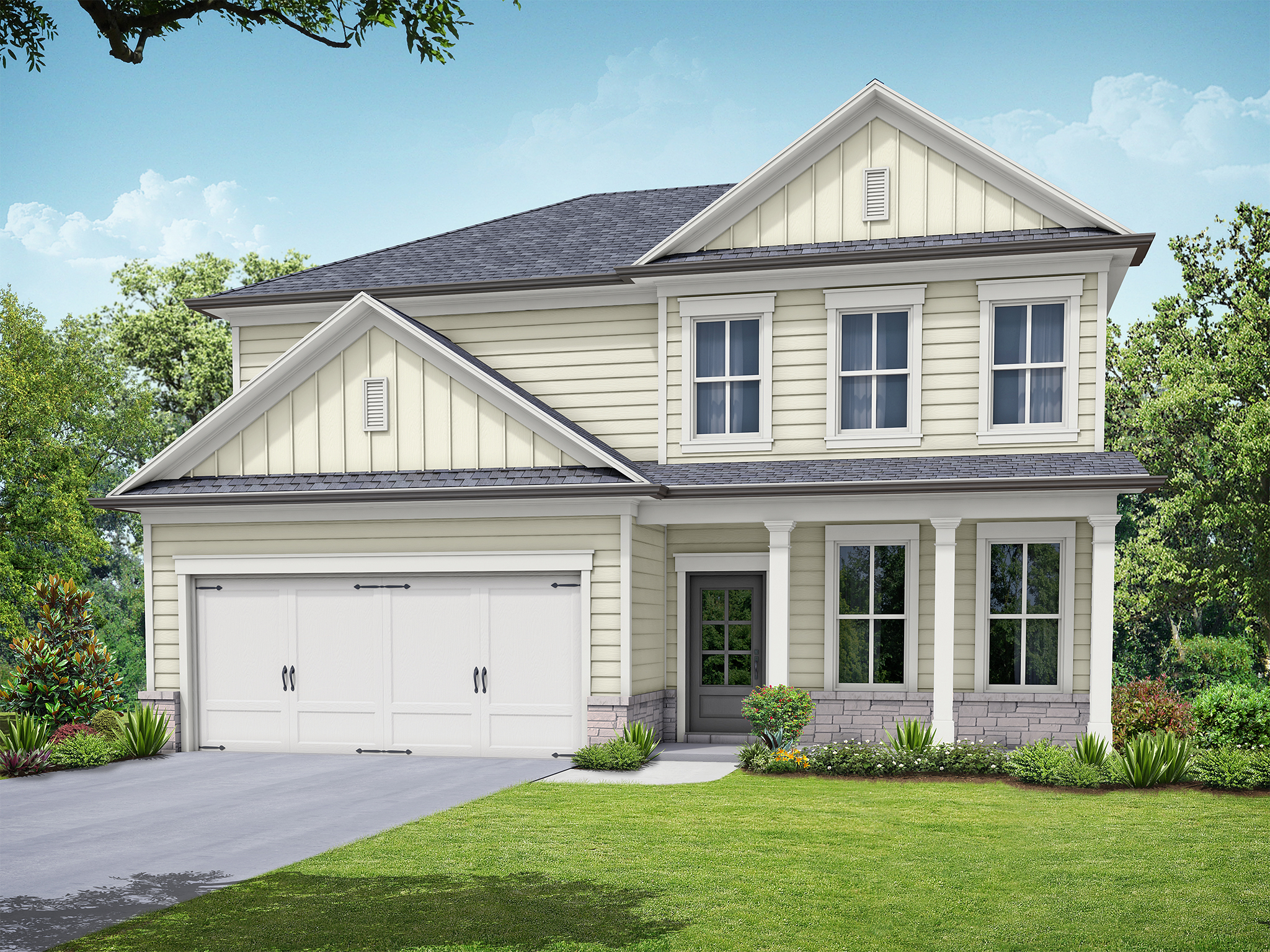Elevation C at Old Stone Crossing