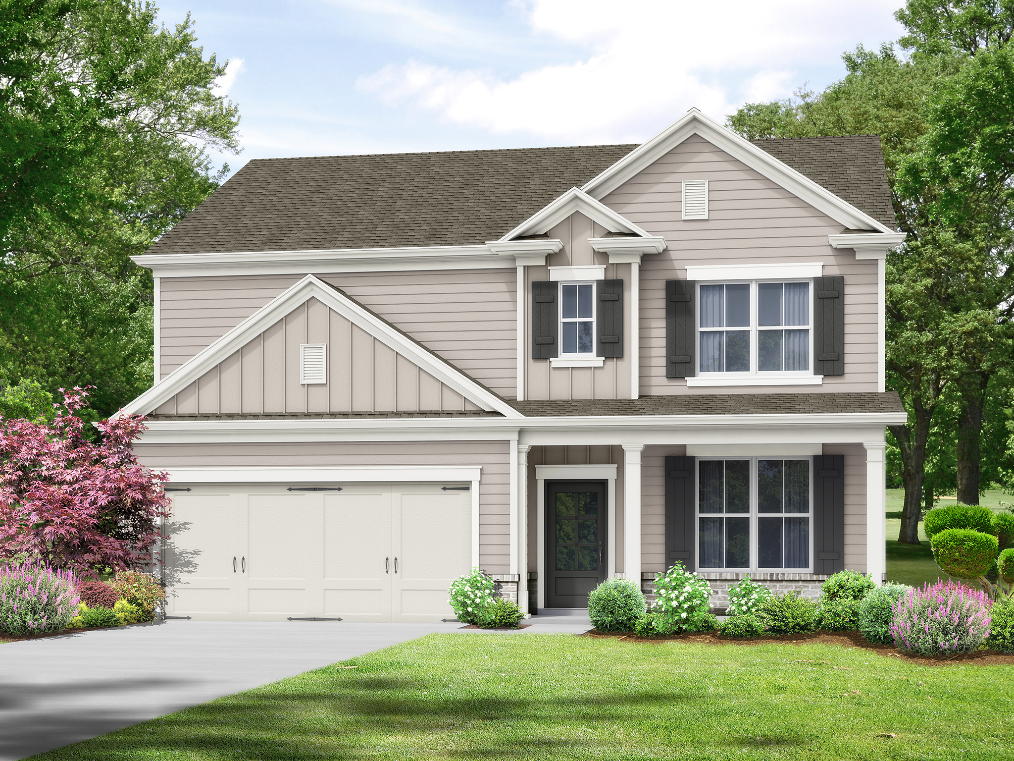 Elevation B at Red Bird Manor
