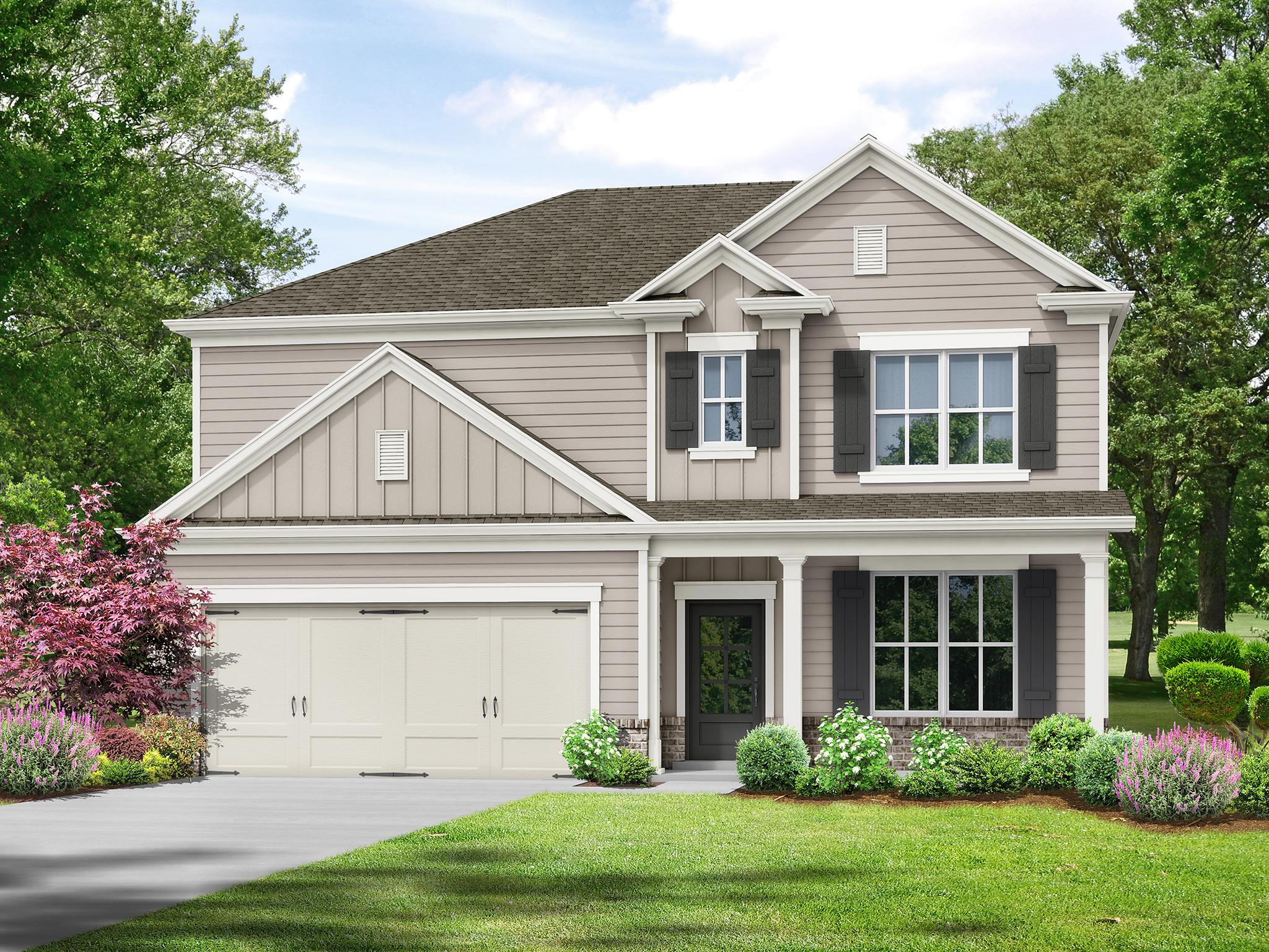 Elevation C at Red Bird Manor
