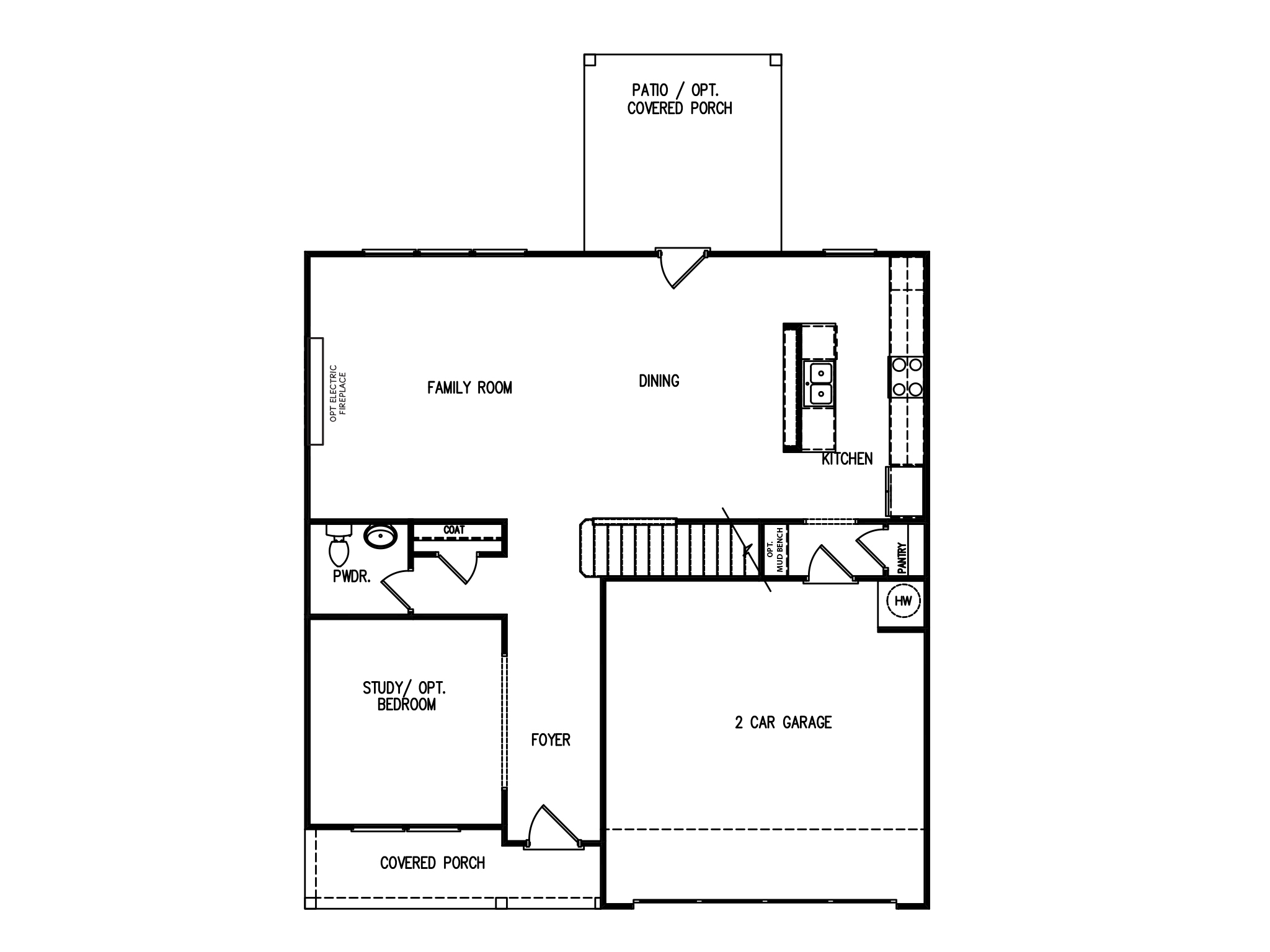 First Floor at Red Bird Manor