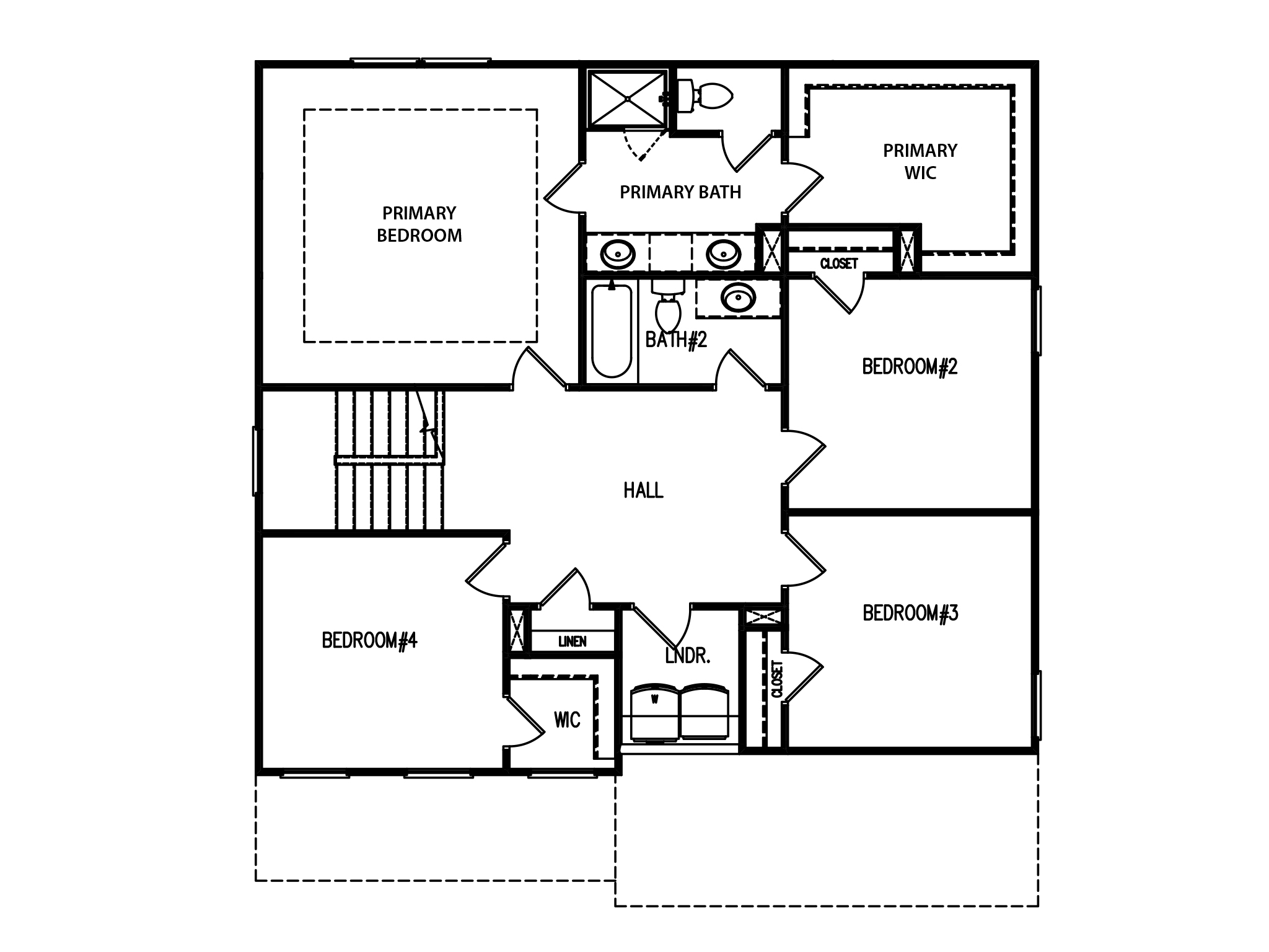 Second Floor at Red Bird Manor