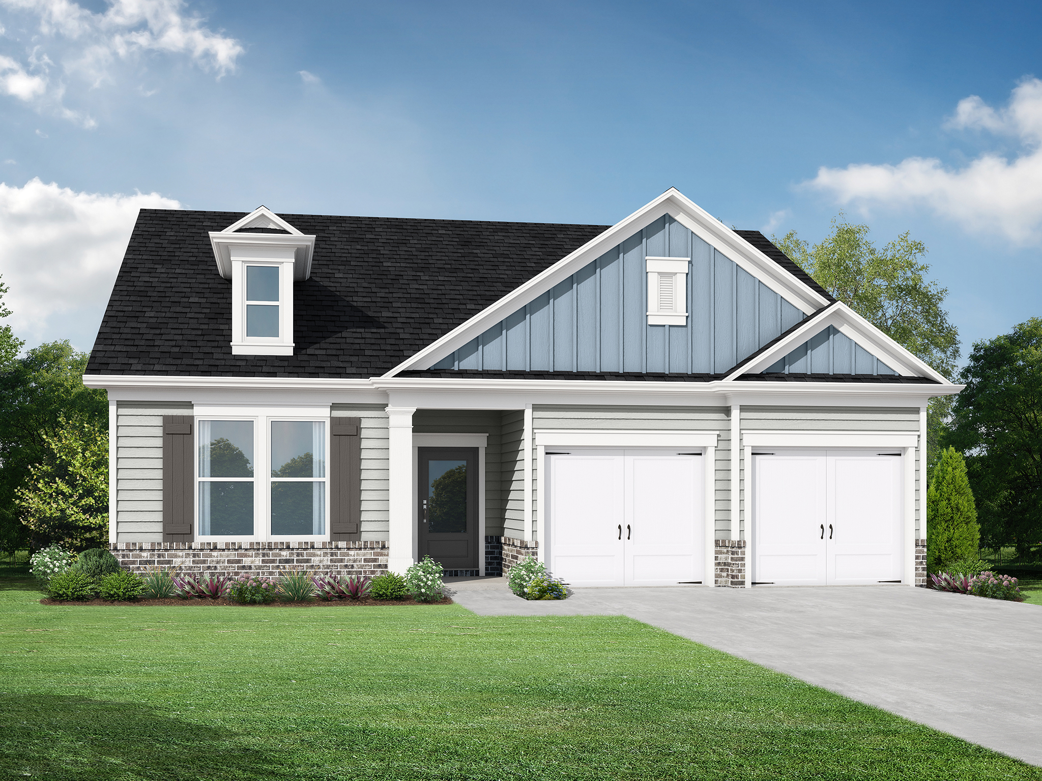 Elevation B at Red Bird Manor