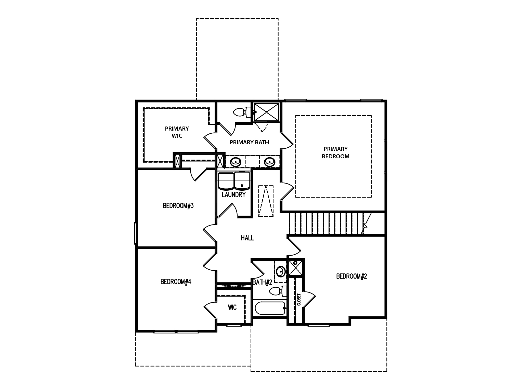 Second Floor at Red Bird Manor
