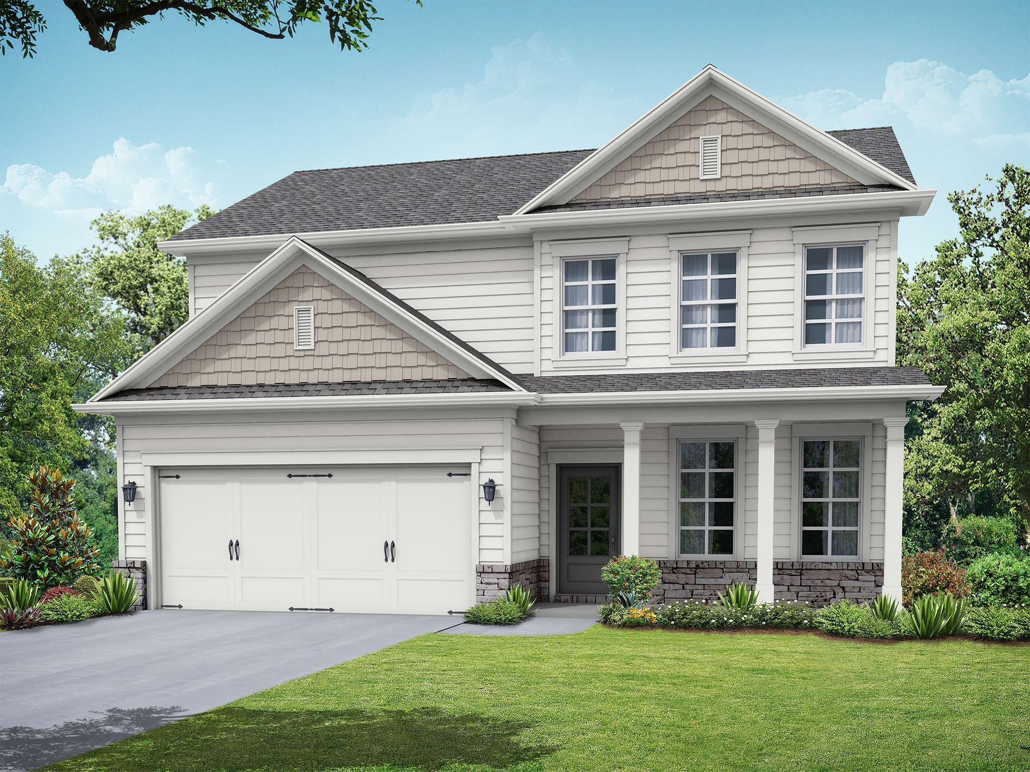 Elevation B at Riverwalk at South Fork