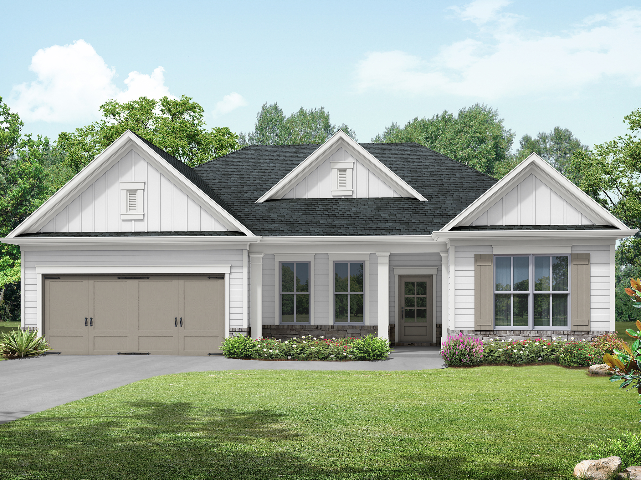 Elevation B at Alcovy Estates