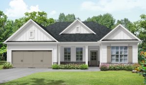 rendering of modern farmhouse home by My Home Communities