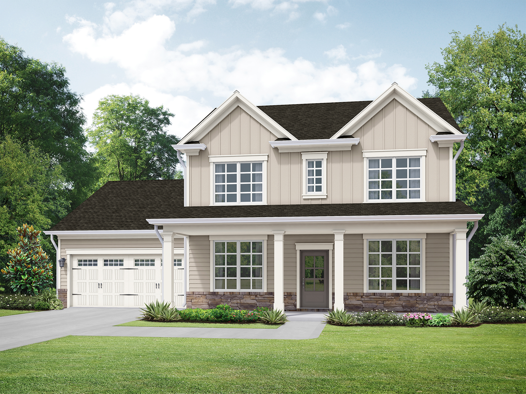 Elevation A at Creekside at Olde Town