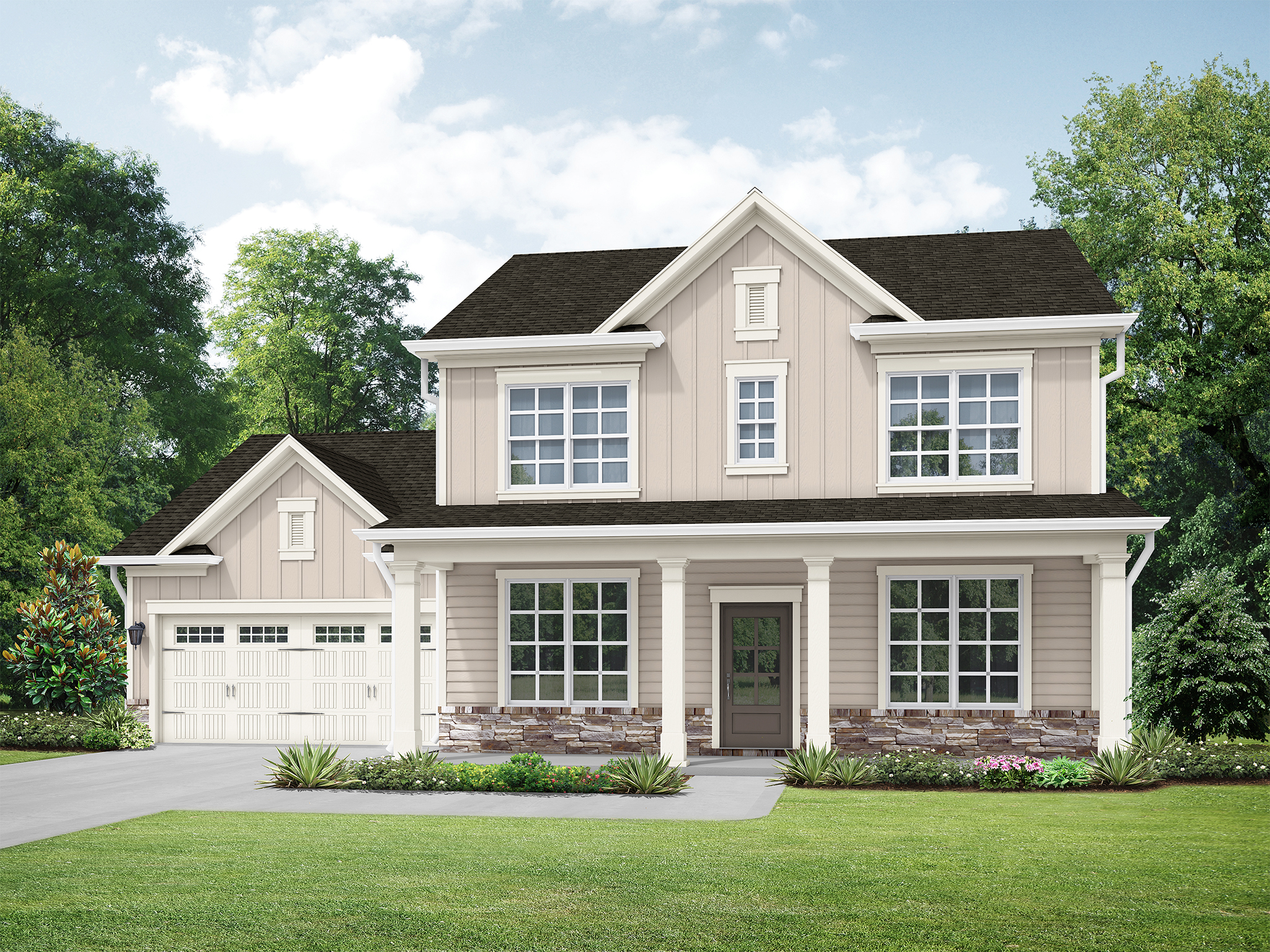 Elevation B at Creekside at Olde Town