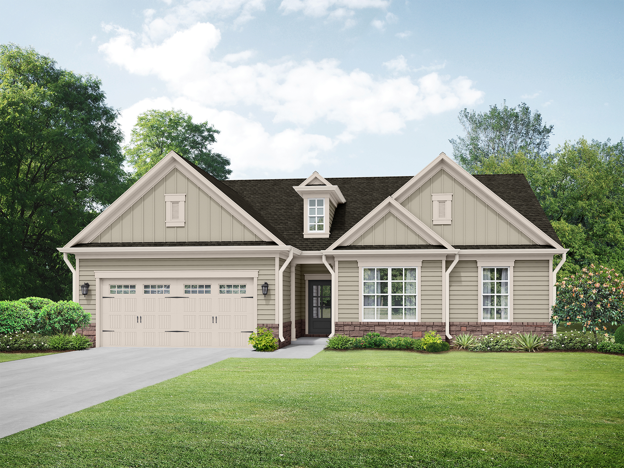 Elevation A at Creekside at Olde Town