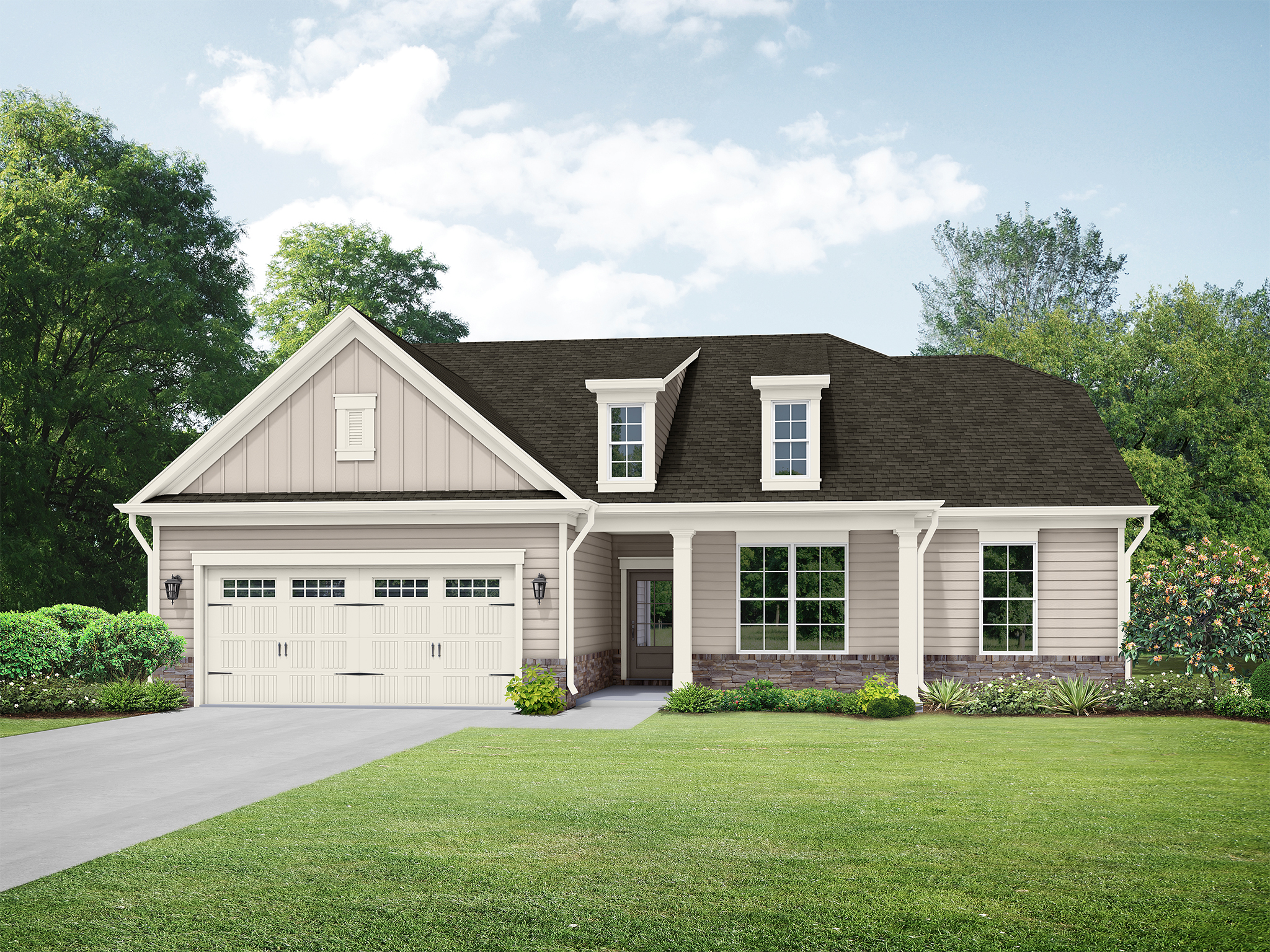 Elevation C at Creekside at Olde Town