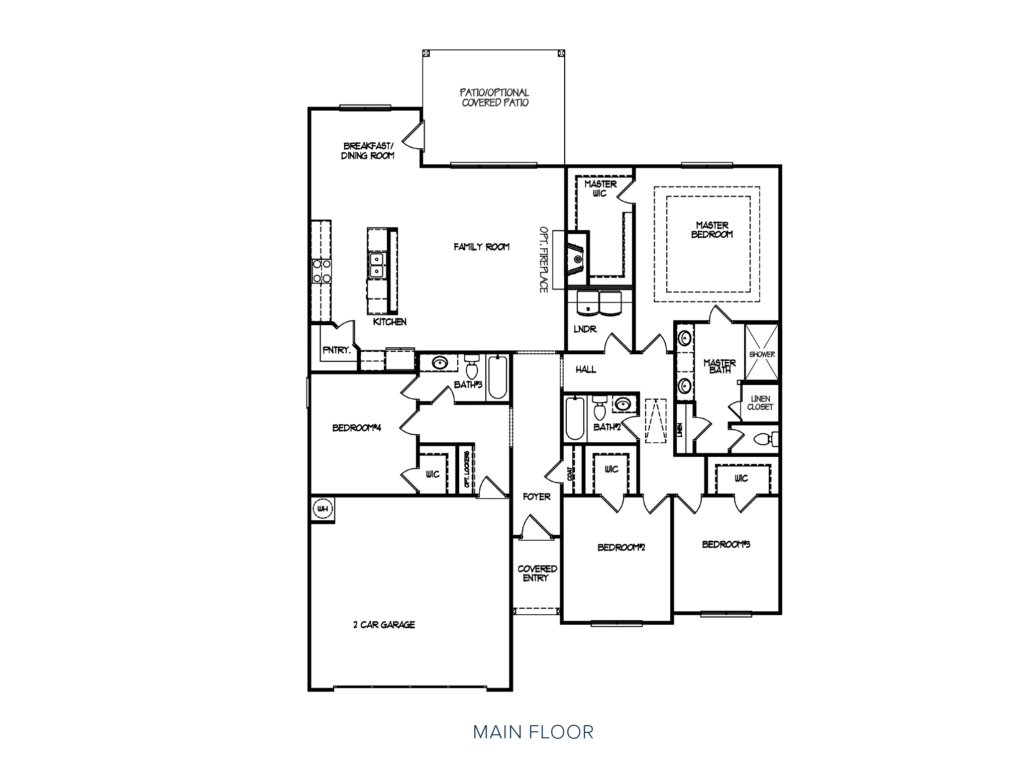 First Floor at Creekside at Olde Town