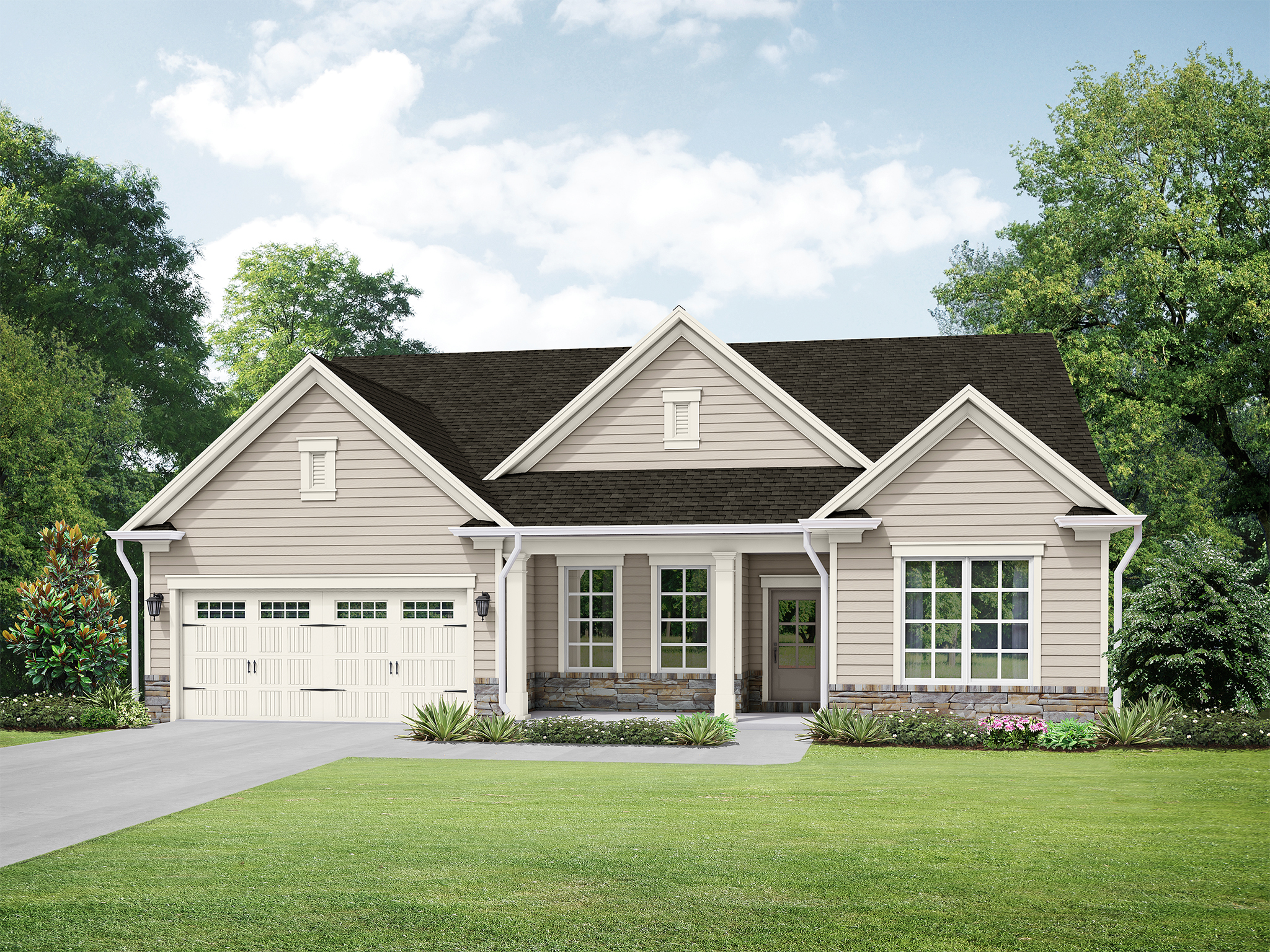 Elevation A at Creekside at Olde Town