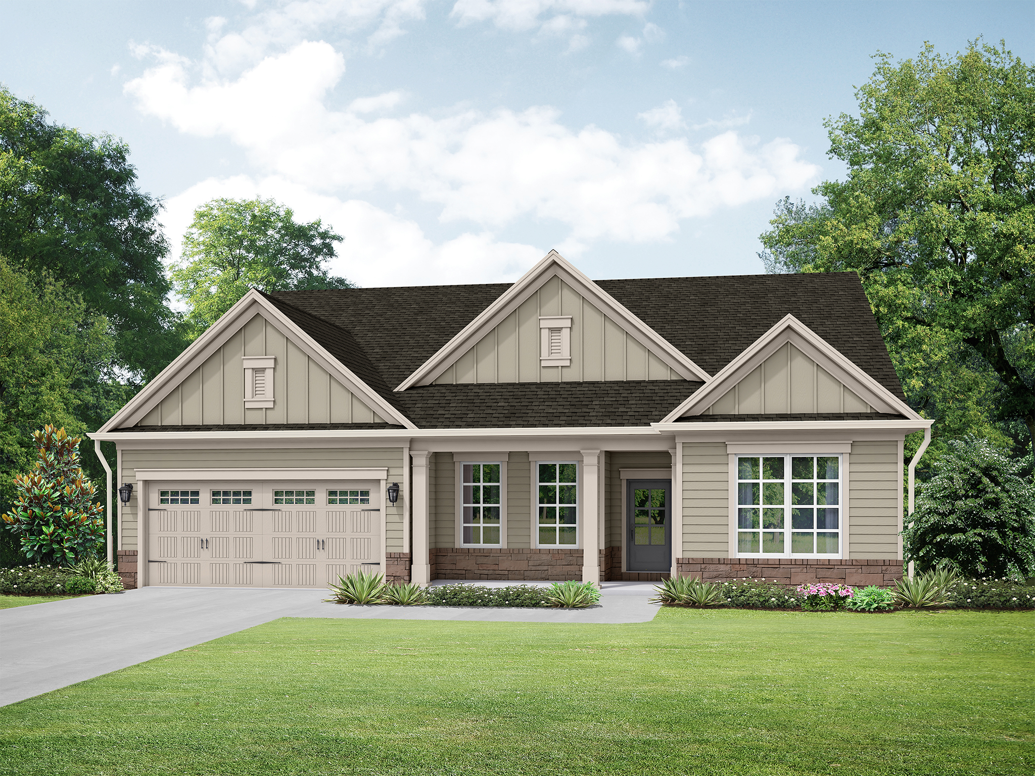 Elevation B at Creekside at Olde Town