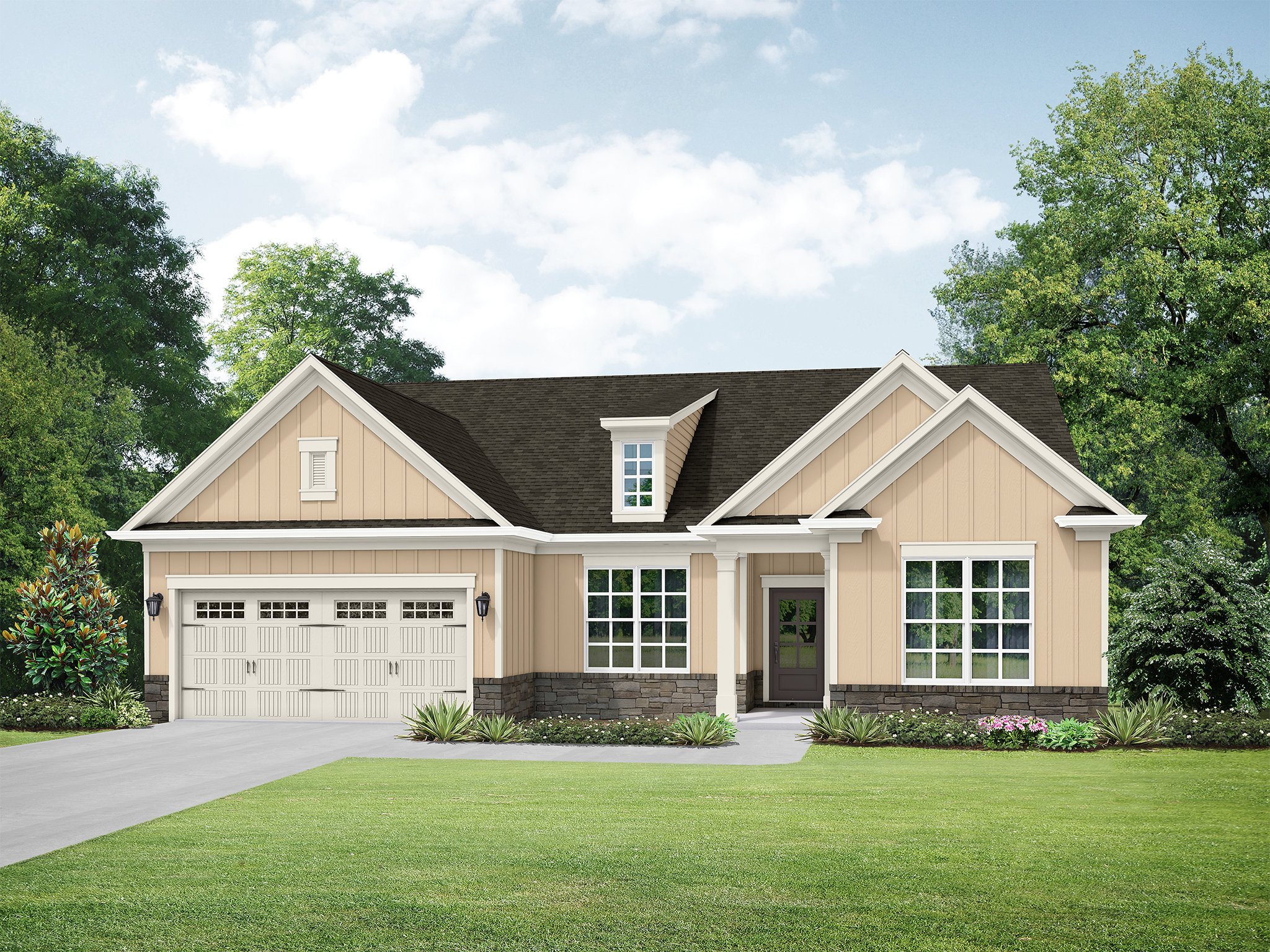 Elevation C at Creekside at Olde Town