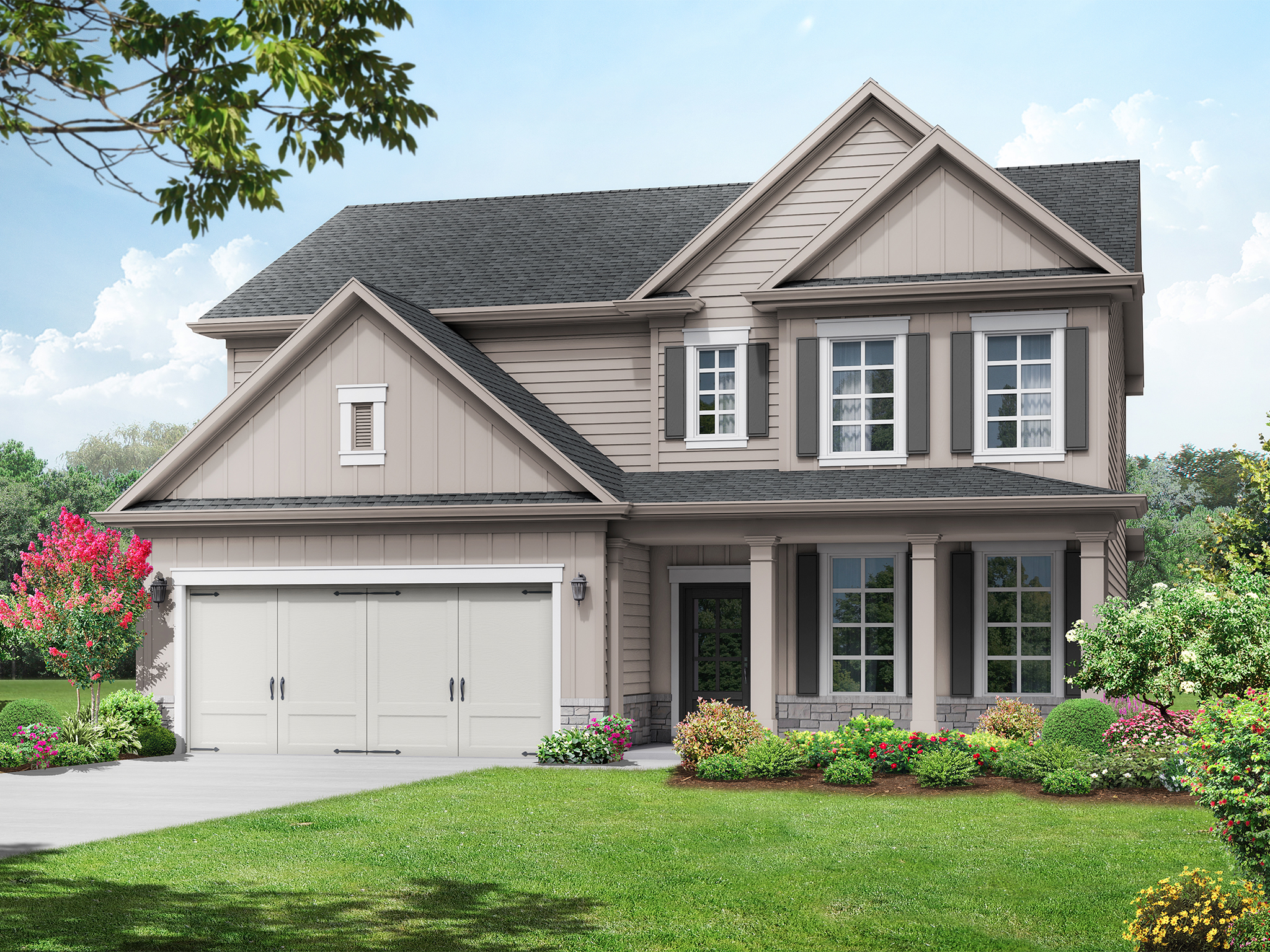 Elevation B at Riverwalk at South Fork