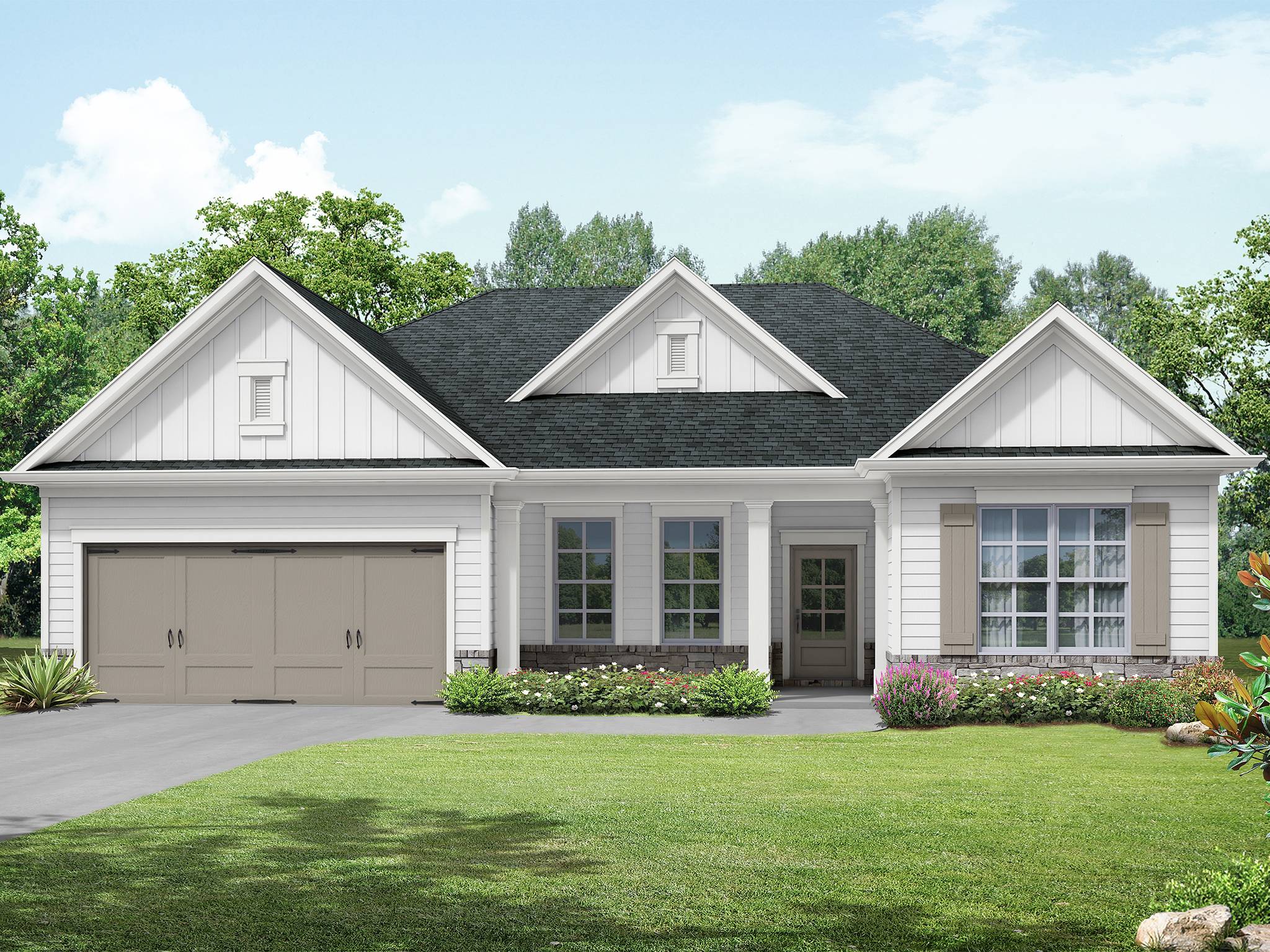 Elevation B at Riverwalk at South Fork