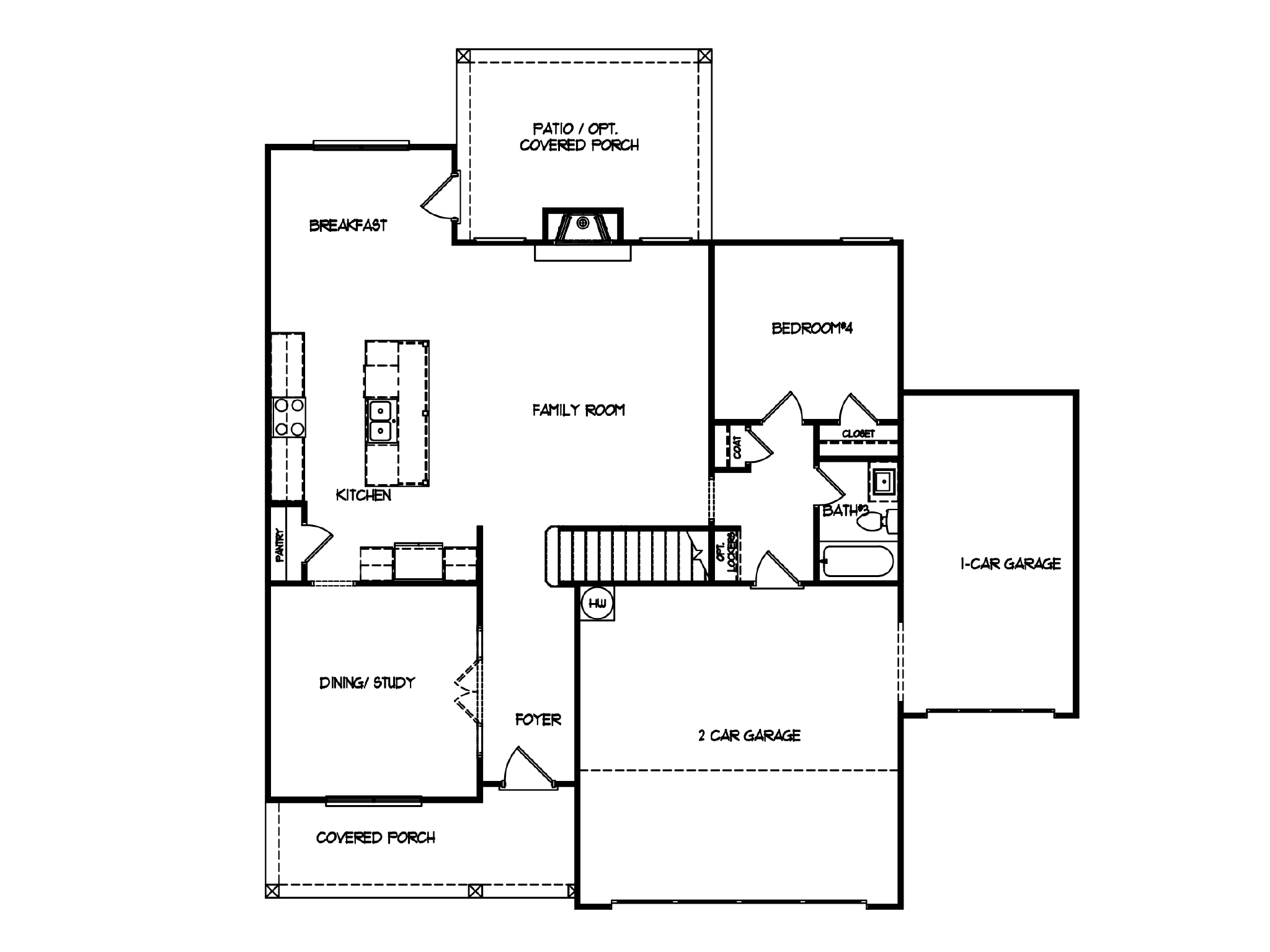 First Floor Opt. 3 Car at Park Ridge