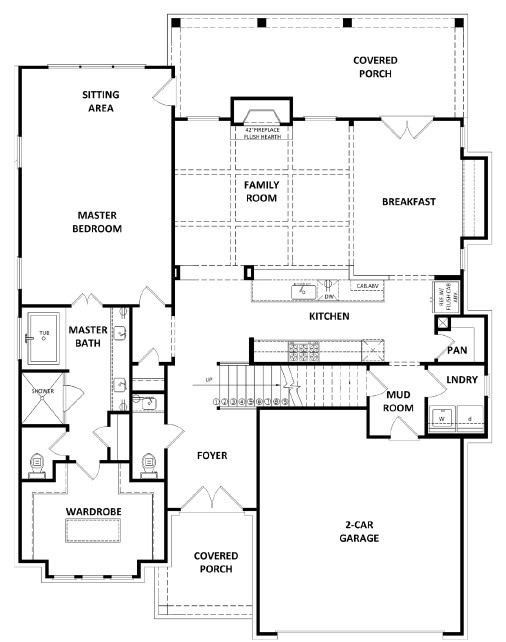 First Floor at Estates at Cameron Manor