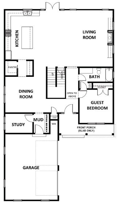 First Floor at Overlook Hilltop