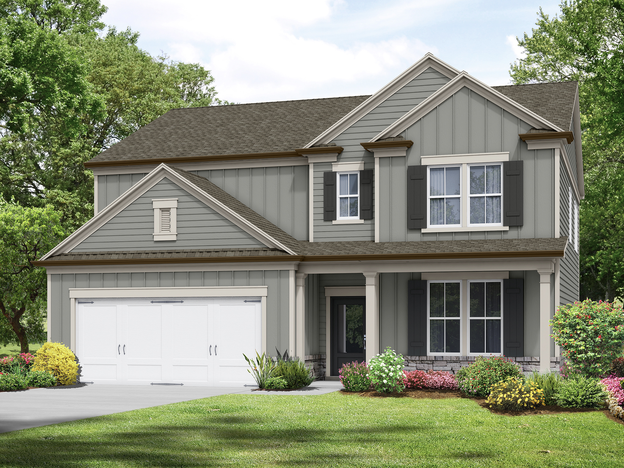 Elevation B at Ellington Farms