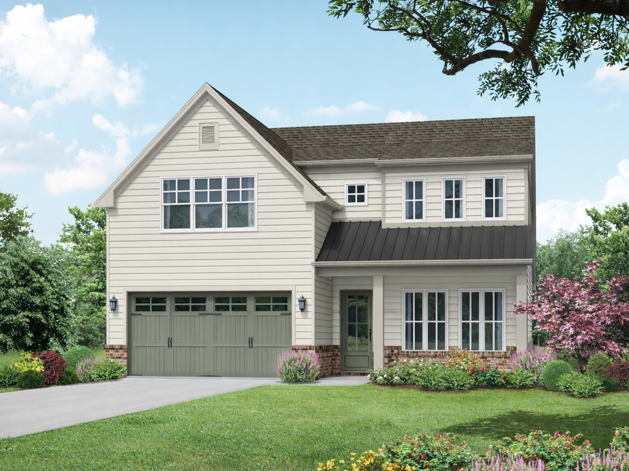 Elevation B at Livingstone Park