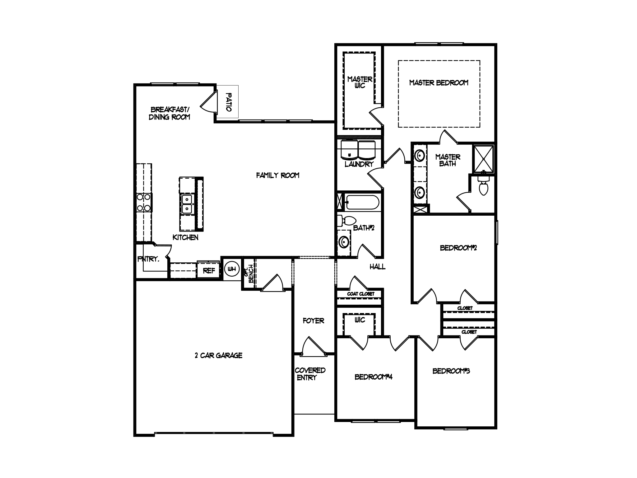 First Floor at Creekside at Olde Town