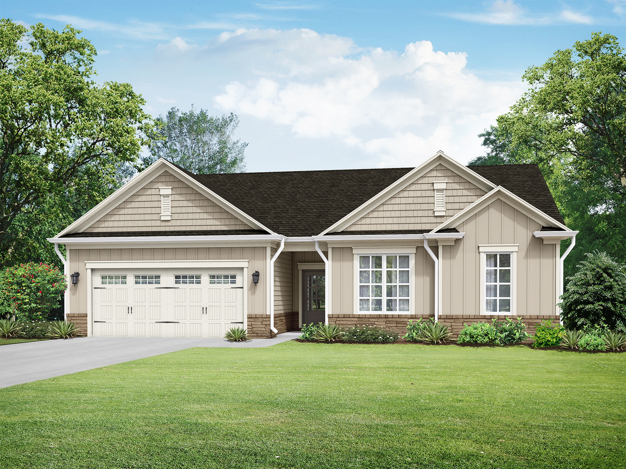 Elevation A at Creekside at Olde Town
