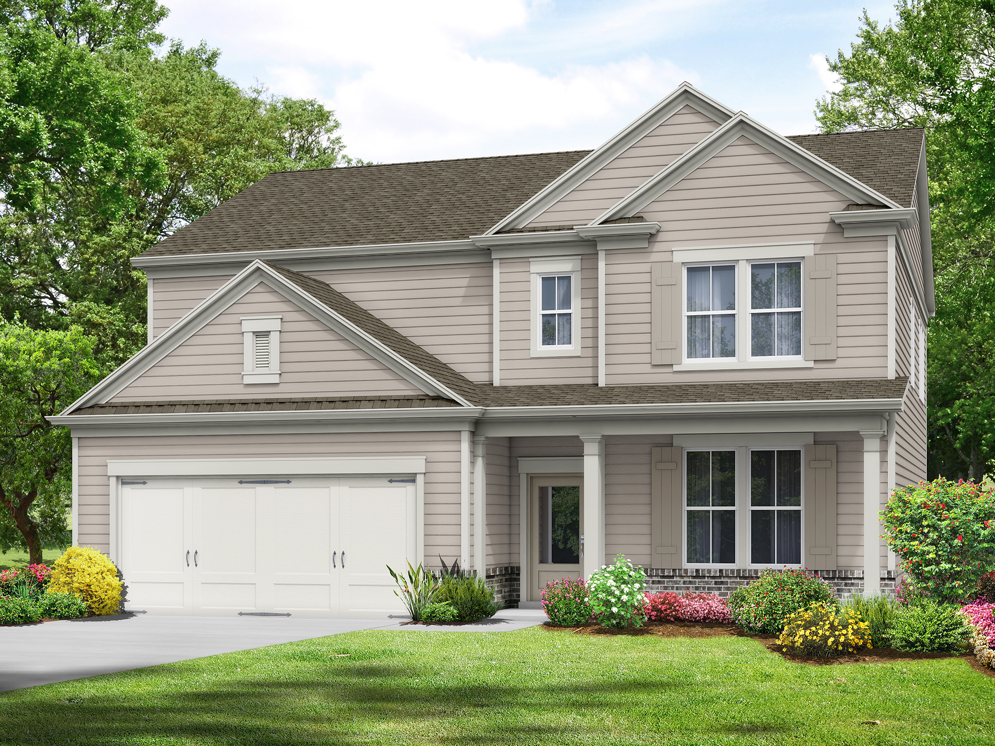 Elevation A at Red Bird Manor