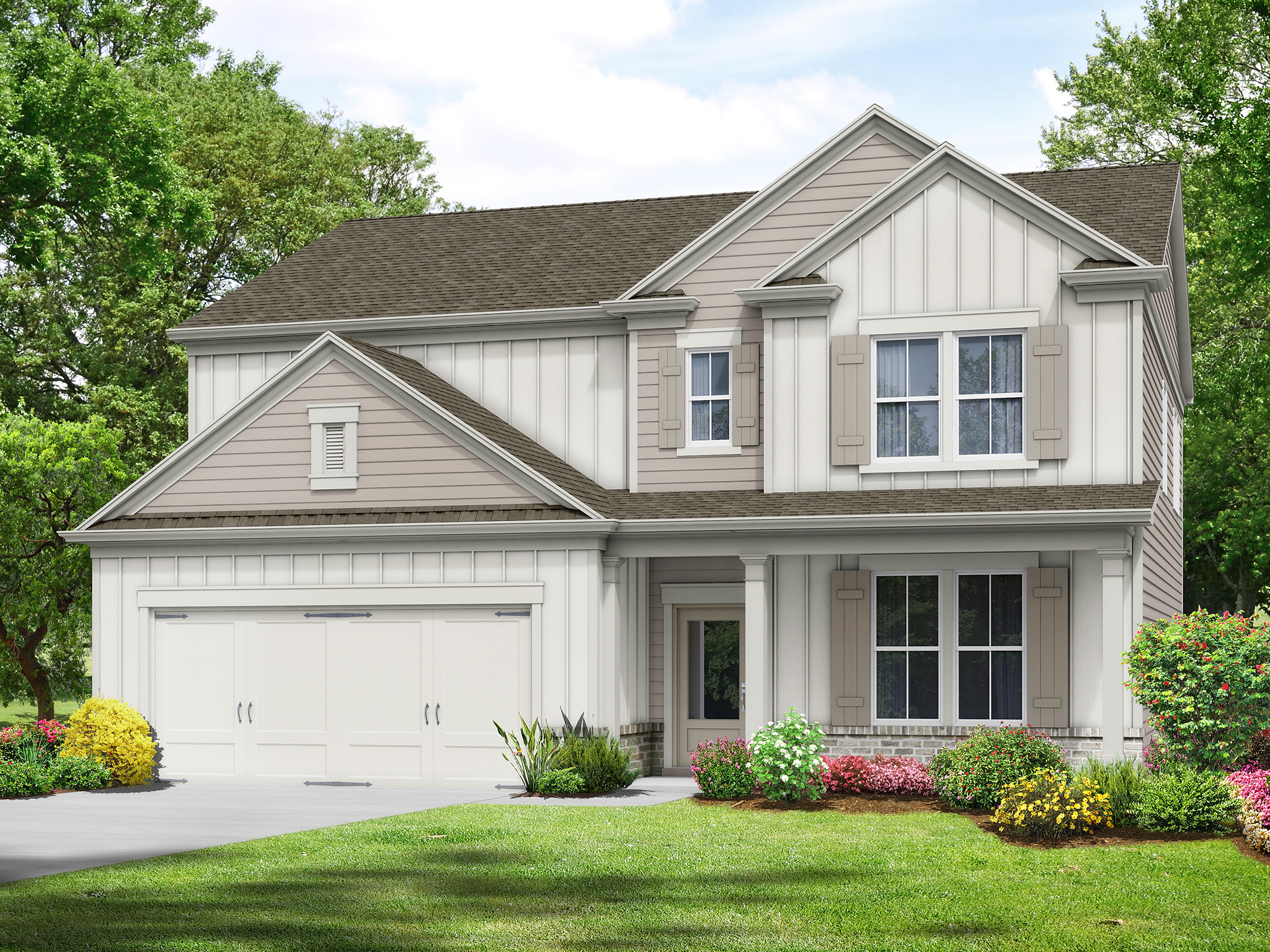 Elevation B at Red Bird Manor
