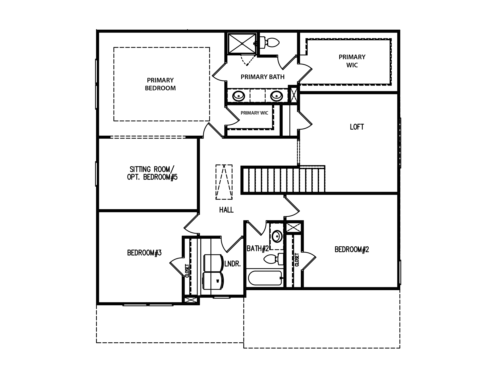 Second Floor at Red Bird Manor