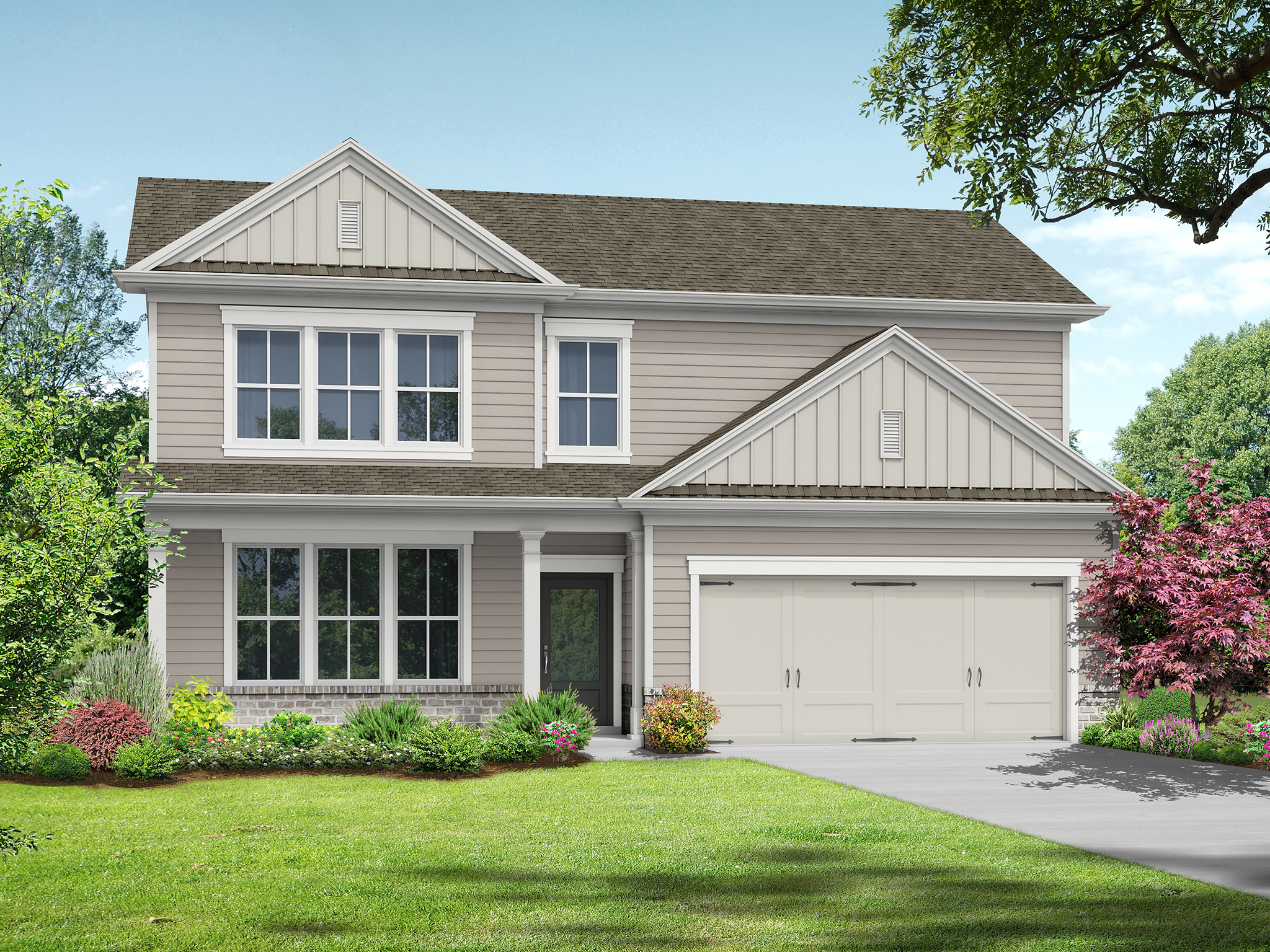 Elevation B at Red Bird Manor