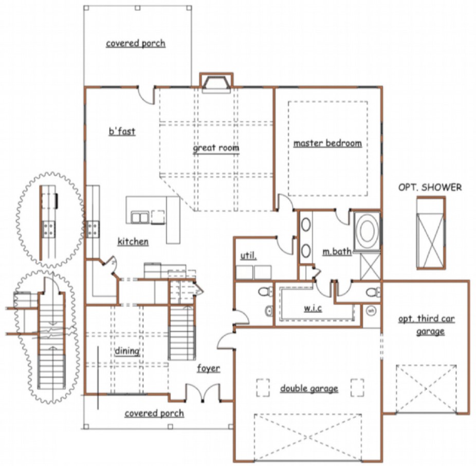 First Floor at Estates at Cameron Manor