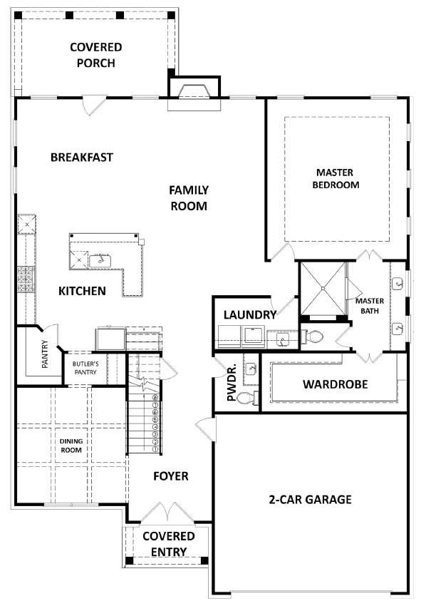 First Floor at Overlook at Hilltop
