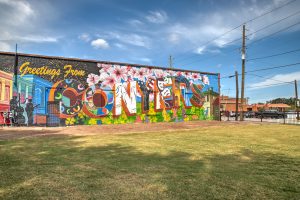 Mural in Downtown Conyers Georgia