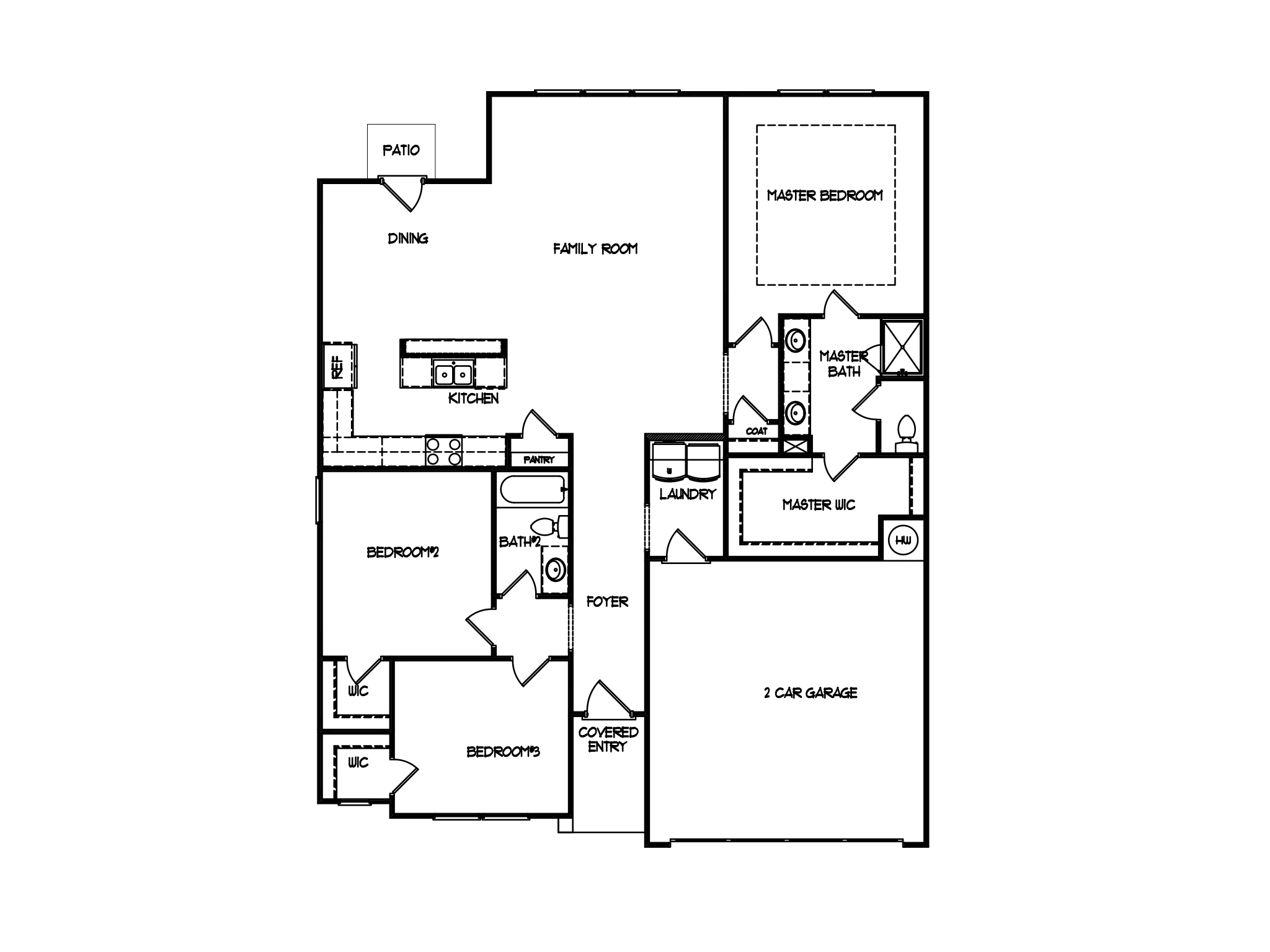 First Floor at Creekside at Olde Town