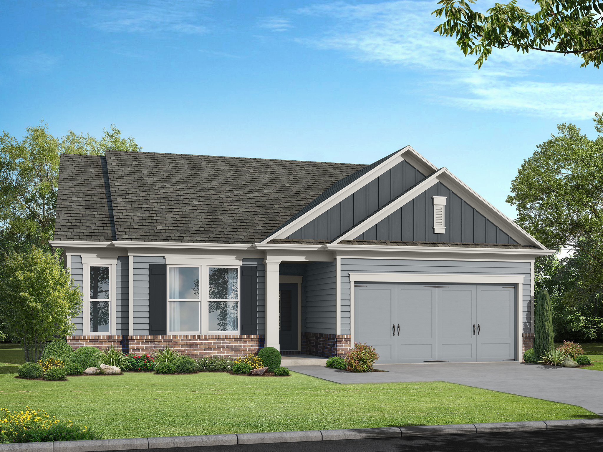 Elevation B at Red Bird Manor
