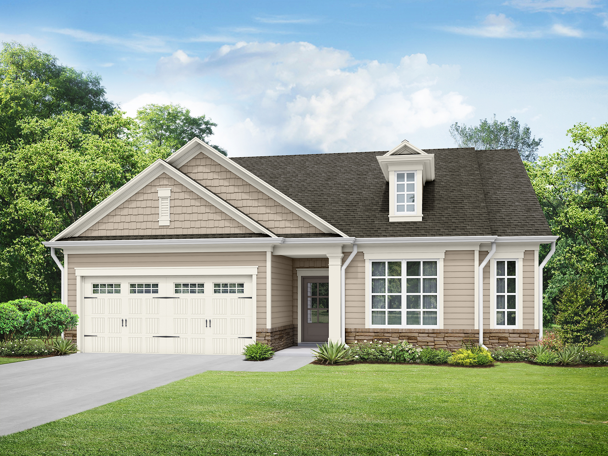 Elevation C at Creekside at Olde Town