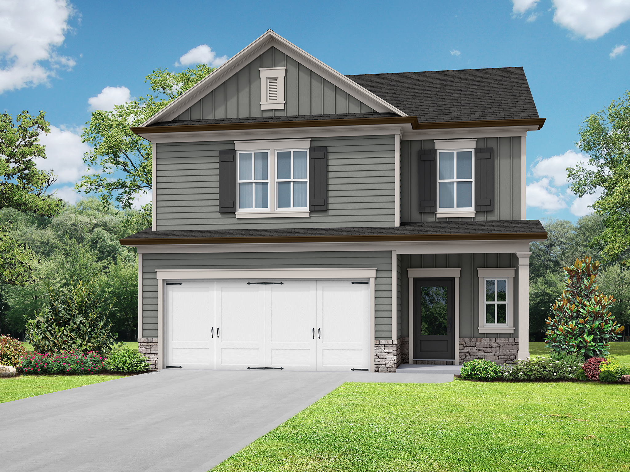Elevation B at Ellington Farms