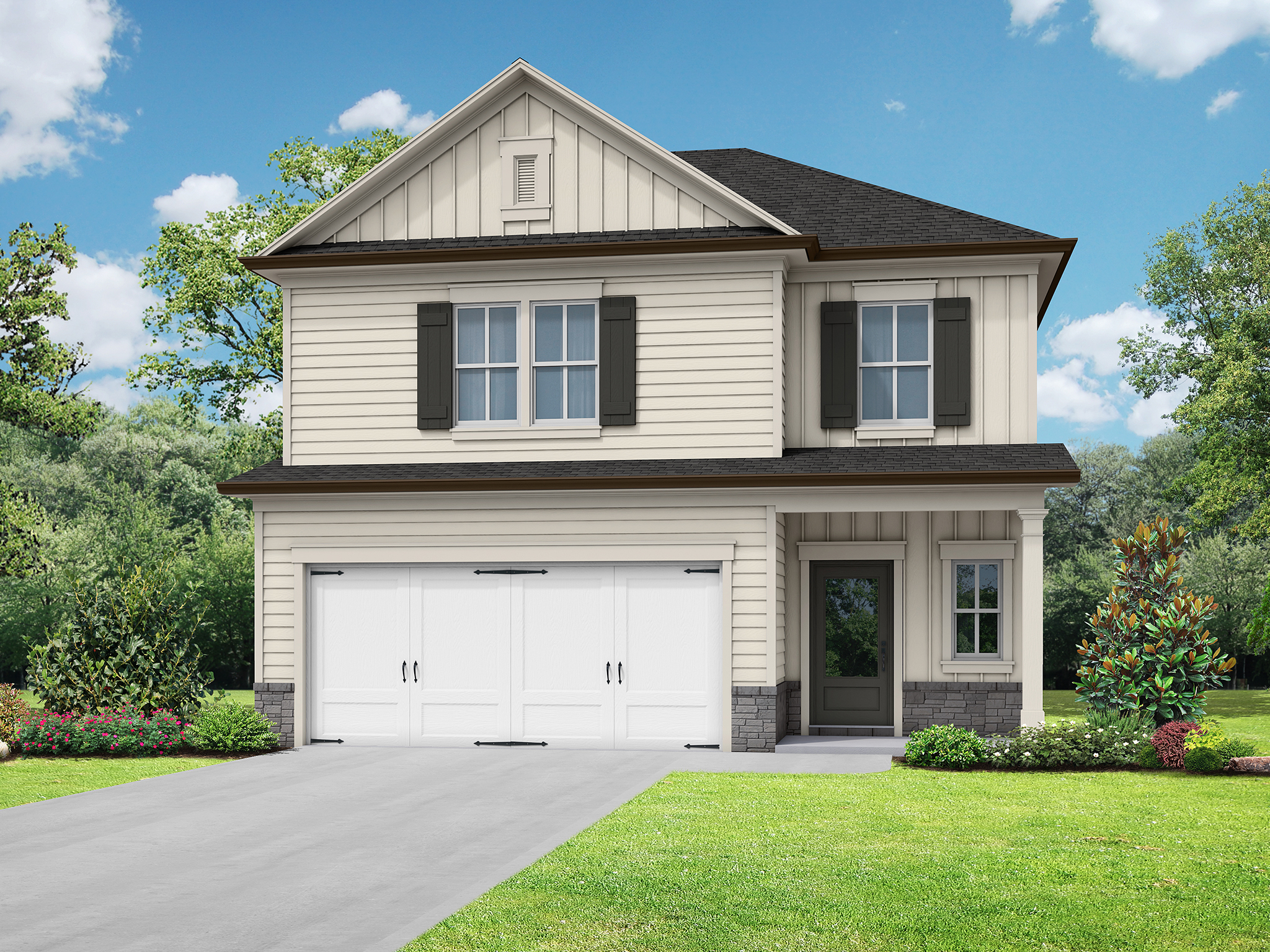 Elevation C at Ellington Farms