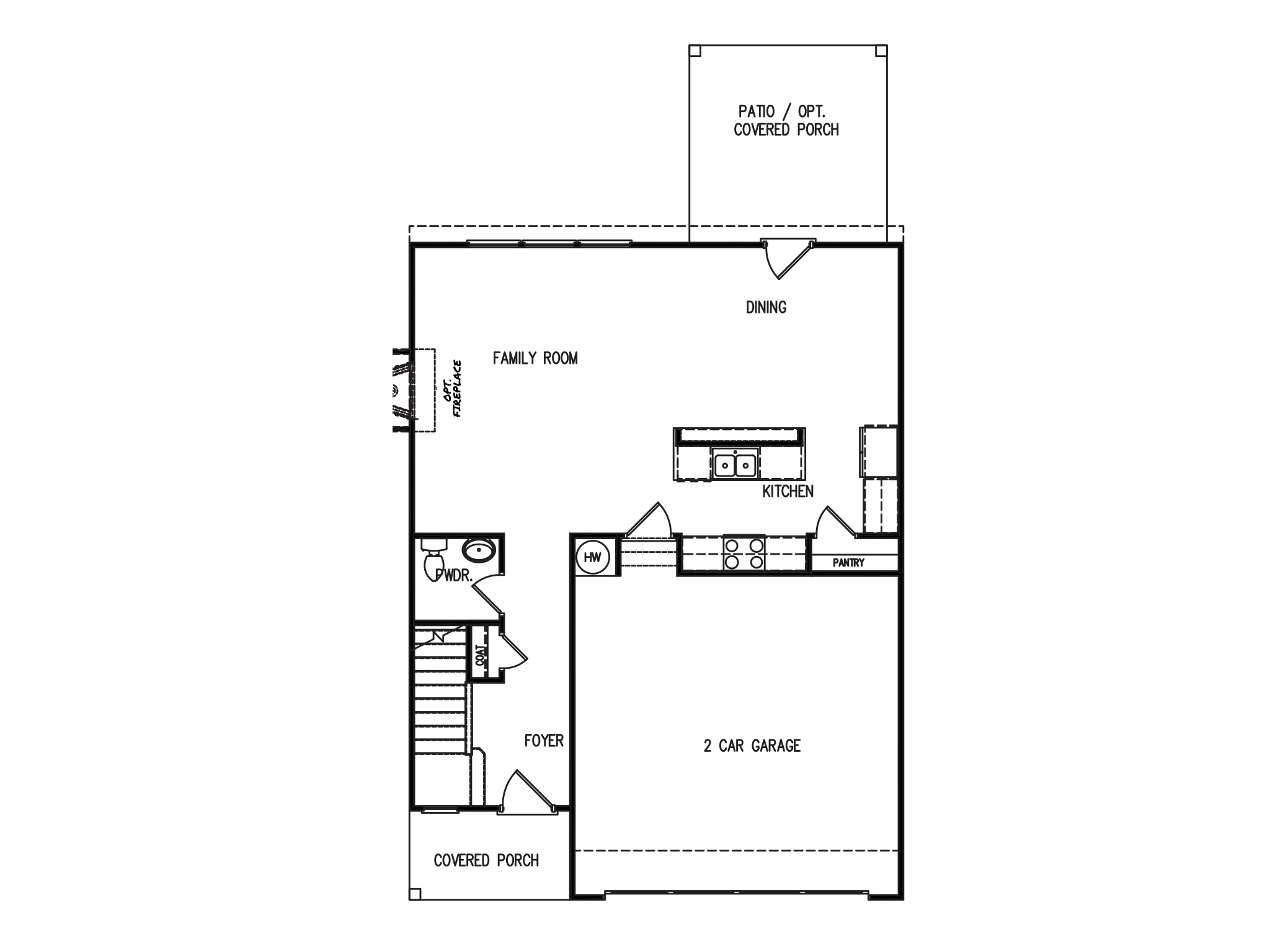 First Floor at Ellington Farms