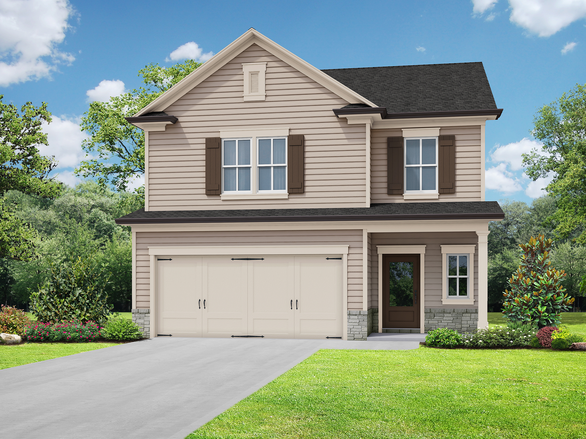 Elevation A at Old Stone Crossing